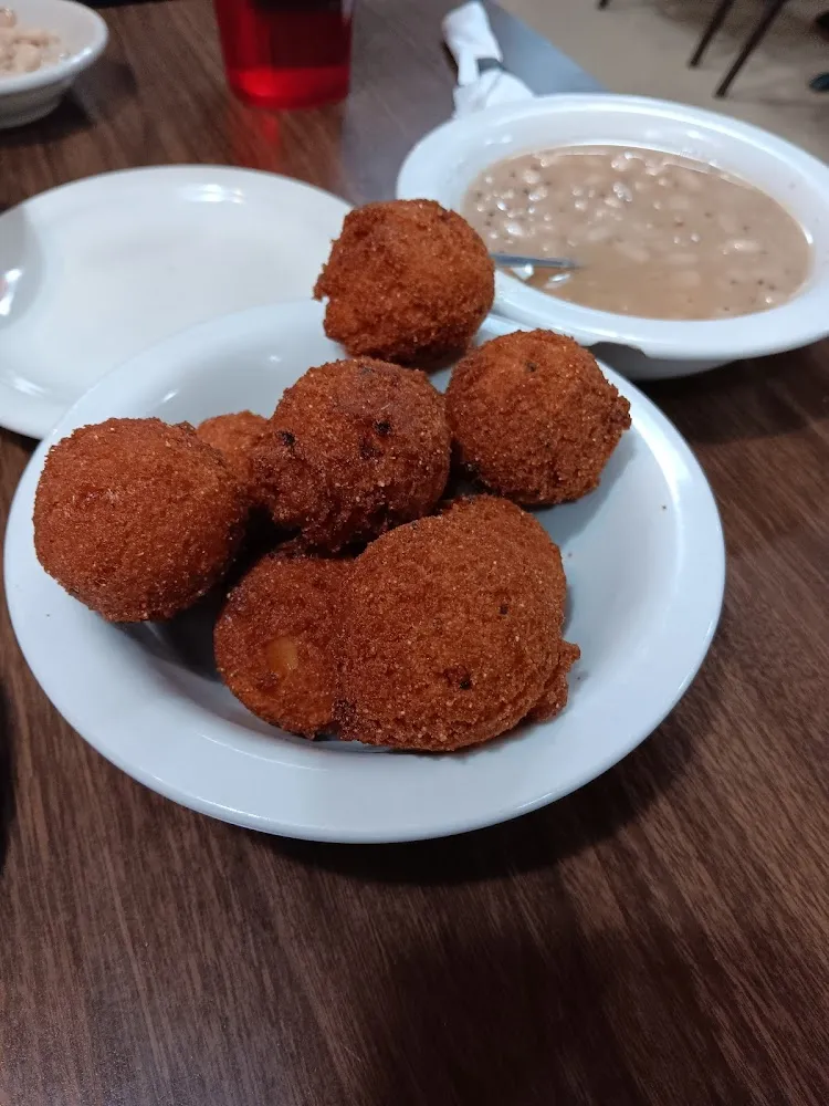 Hush Puppies and White Beans